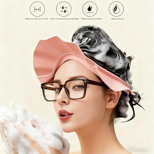 Lagnlnaoy shield directs water away from eyes during washing.