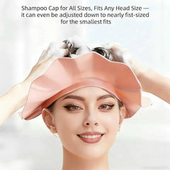 Lagnlnaoy shield features a wide brim for ergonomic water diversion.
