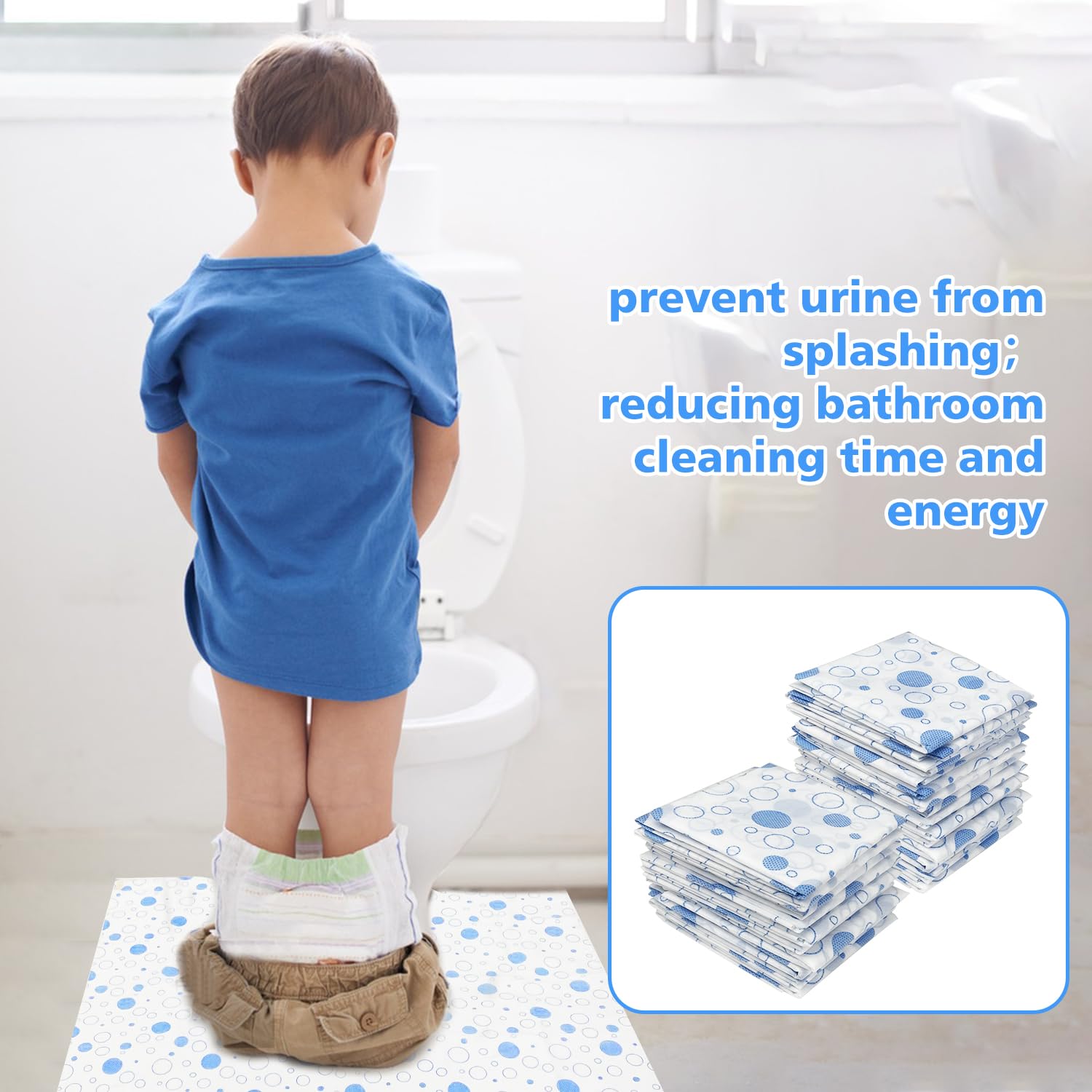 LAIAMER bathroom mats on floor image illustrates versatile home-use practicality.