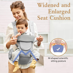 Laifarkost baby carrier ergonomic design promotes balanced weight distribution for easier carrying.