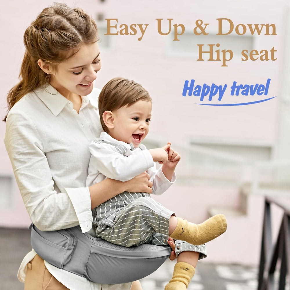 Laifarkost baby carrier pocket storage keeps essentials within easy reach.