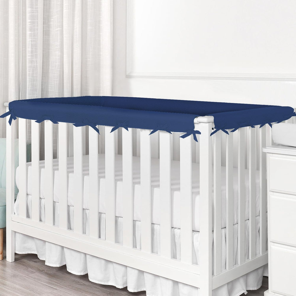 Laifarkost teething covers reversible blue design offers versatile styling for parents.