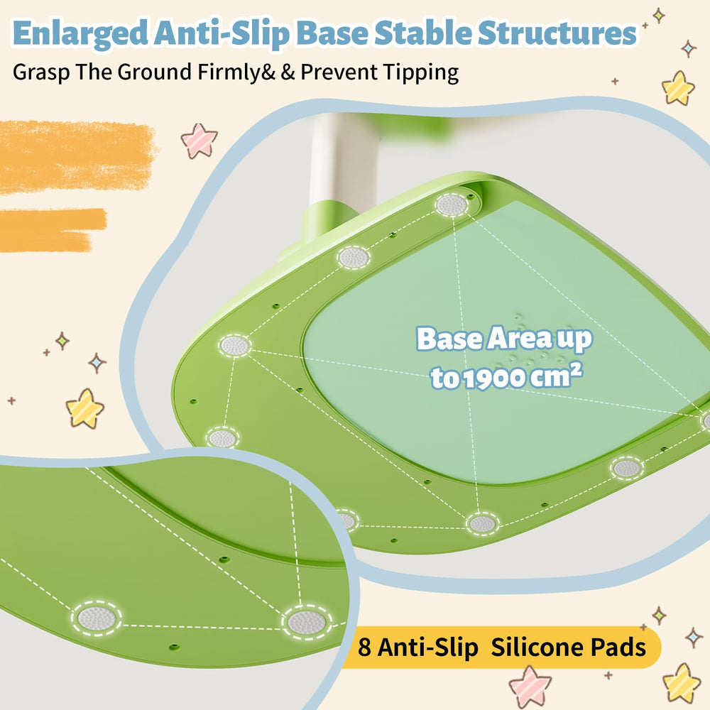 Laigoldana anti-slip suction cups ensure stability on wet surfaces.