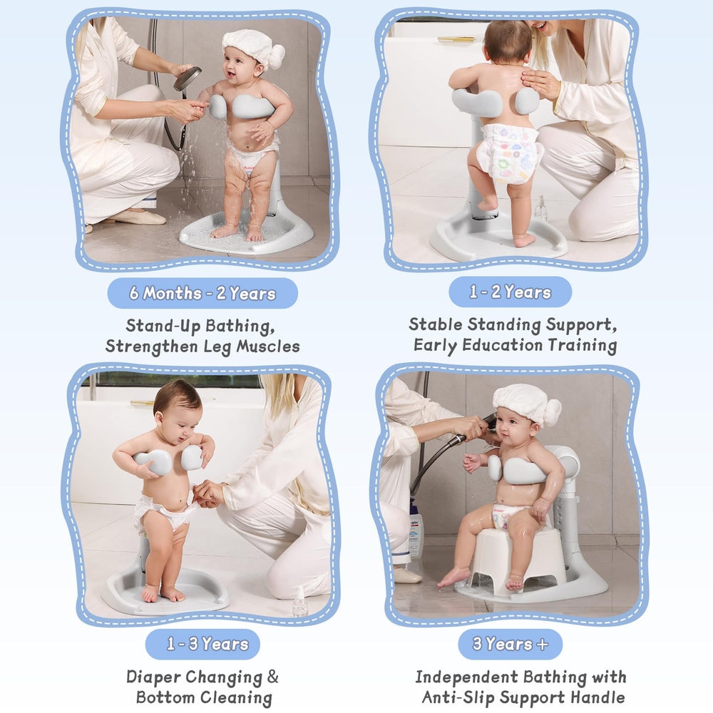 Laigoldana baby stand dimensions demonstrates height range 47–58 cm