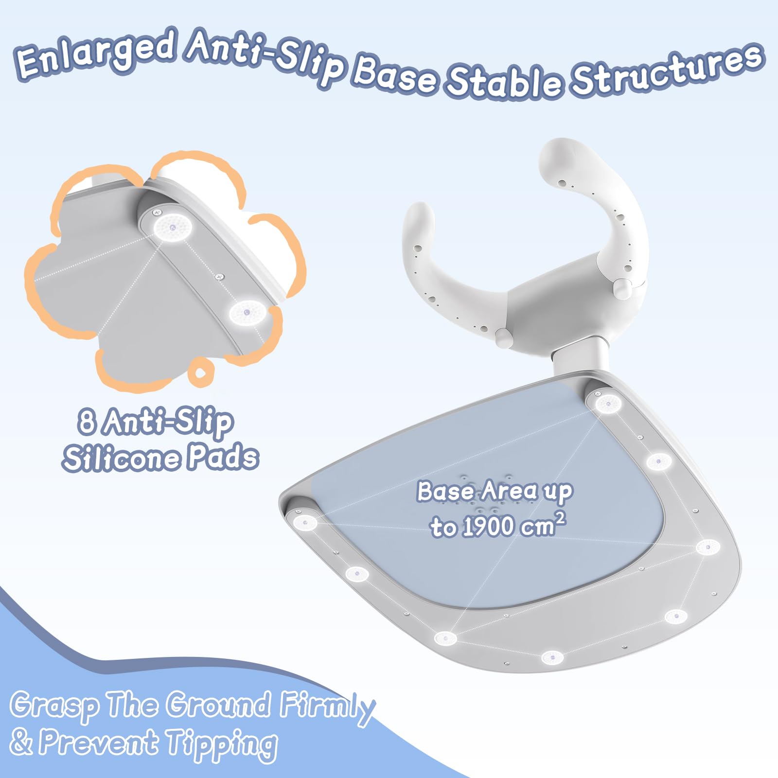 Laigoldana bath support adjustable arm width adapts to growing infants