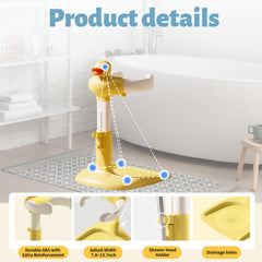 Laigoldana height adjustment highlights five levels to grow with baby.