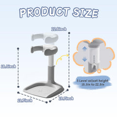 Laigoldana shower holder in use demonstrates hands-free water flow during bath