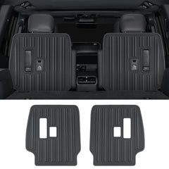 LaIIker seat-back protective pad front view reduces rear seat scuffing in daily driving.