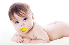 LAIMALA duck pacifier orthodontic nipple close-up for soft comfort