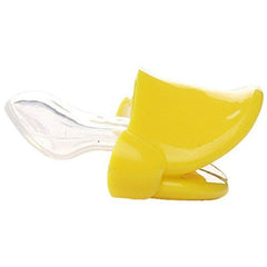 LAIMALA duck pacifier yellow design product-shot highlights playful baby accessory