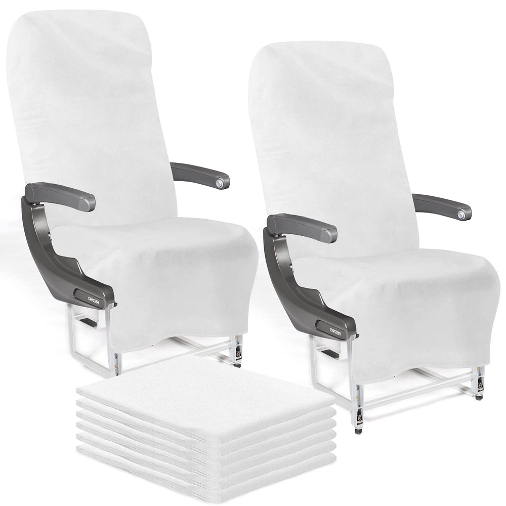Lainrrew disposable seat covers package front view for easy travel hygiene.