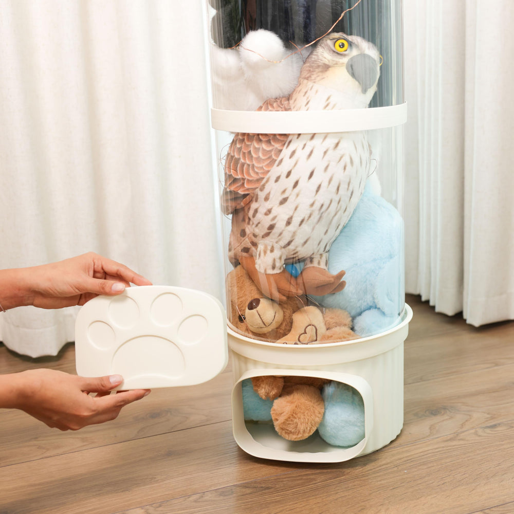 LALABOO blankets and soft items stored neatly in the tube.