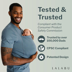 Lalabu Dad Shirt on-the-go-use: convenient, stylish, all-day support