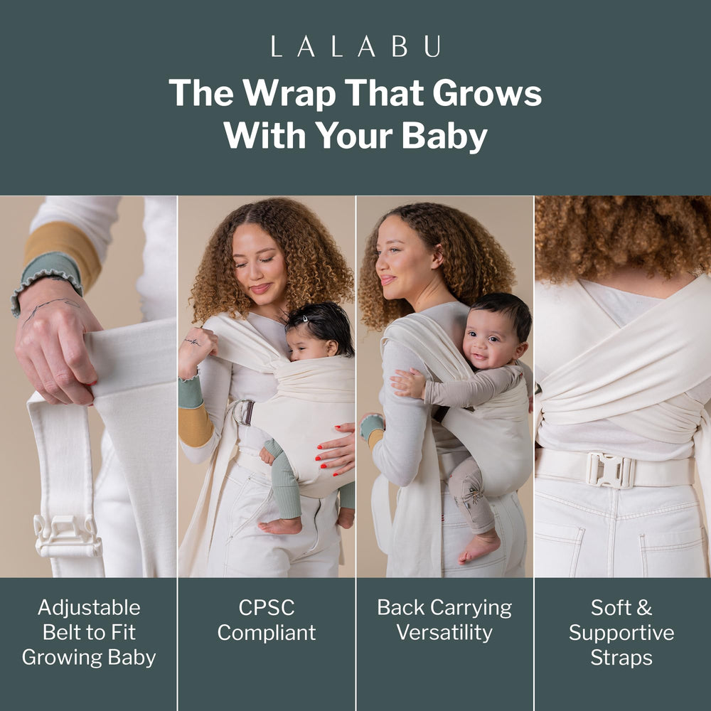 Lalabu Simple Wrap breathable modal fabric feels soft and cool against skin.