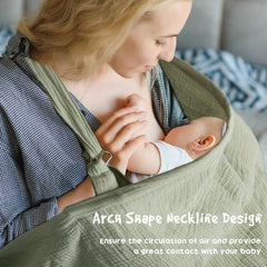 LALIFIT extra-large nursing cover provides ample privacy during public feeds.