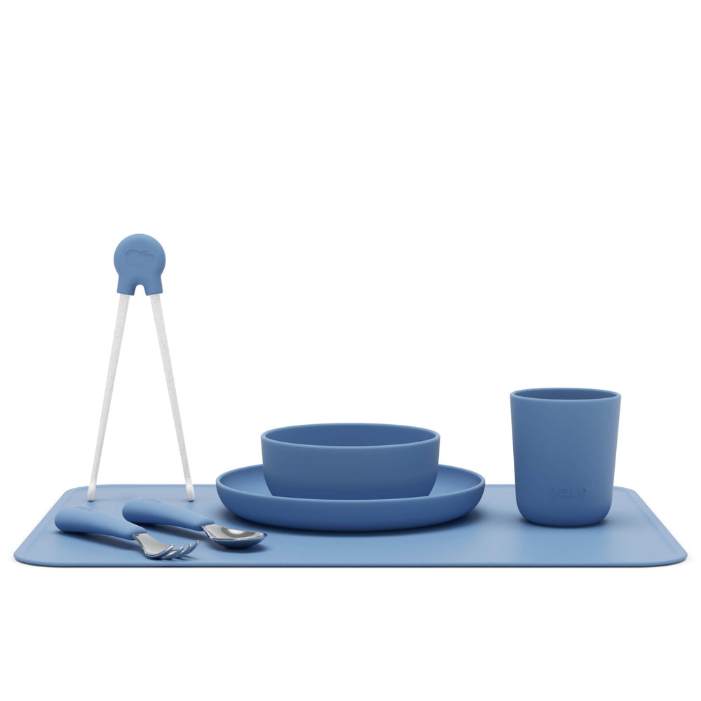 Lalo Big Bites stackable bowl demonstrates space-saving mealtime design for busy families