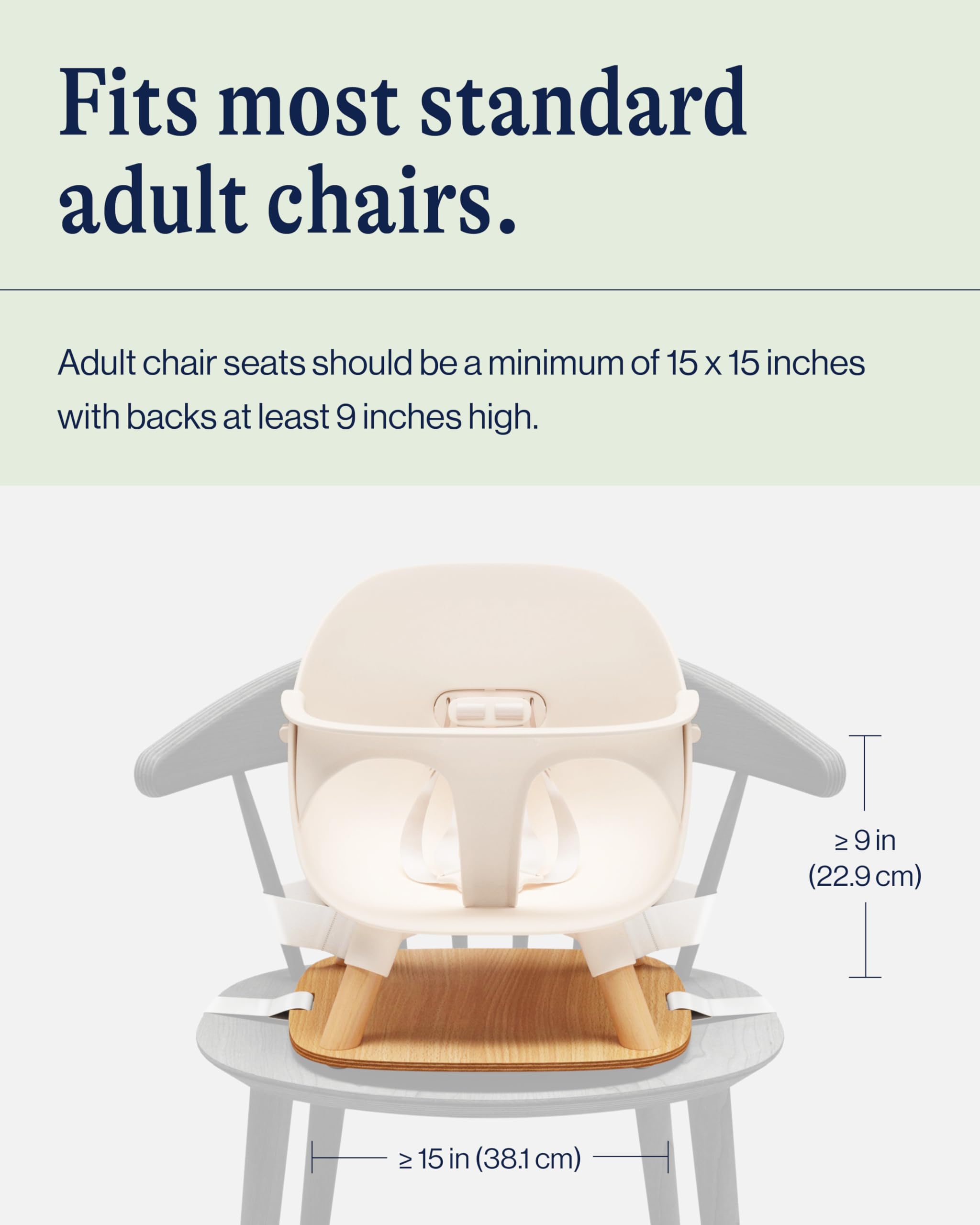 Lalo booster seat Grapefruit no-assembly design saves setup time during busy dinners.