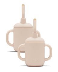 Lalo Little Cup 2-Pack front view for easy grip and on-the-go hydration.