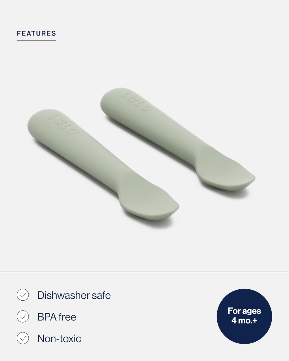 Lalo Little Spoon Set dishwasher-safe design simplifies cleanup after meals.