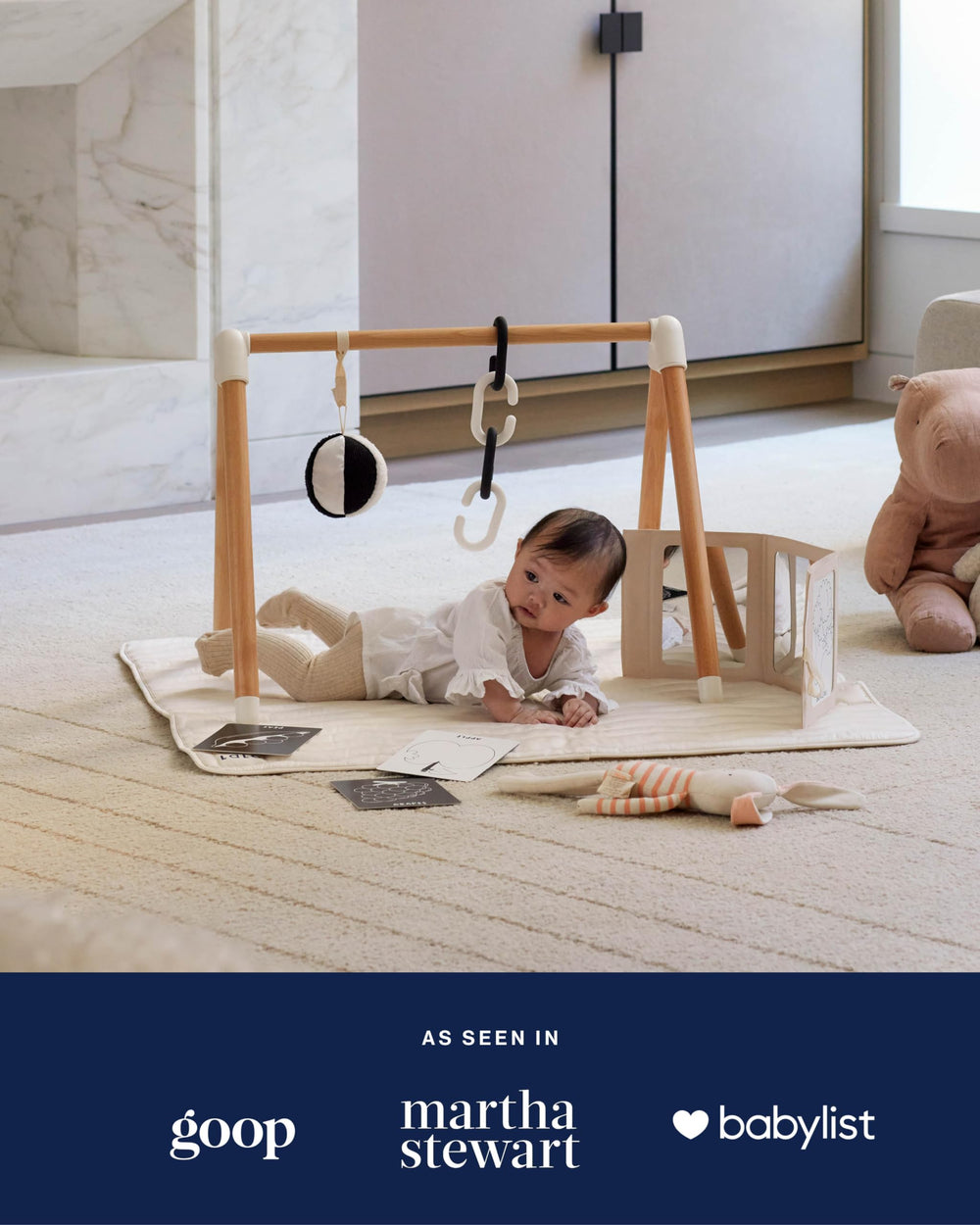 Lalo mirror prism: wipe-clean surface encourages self-discovery during play