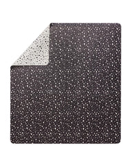 Lalo Splat Mat Terrazzo BW mealtime saves floors from messy meals.