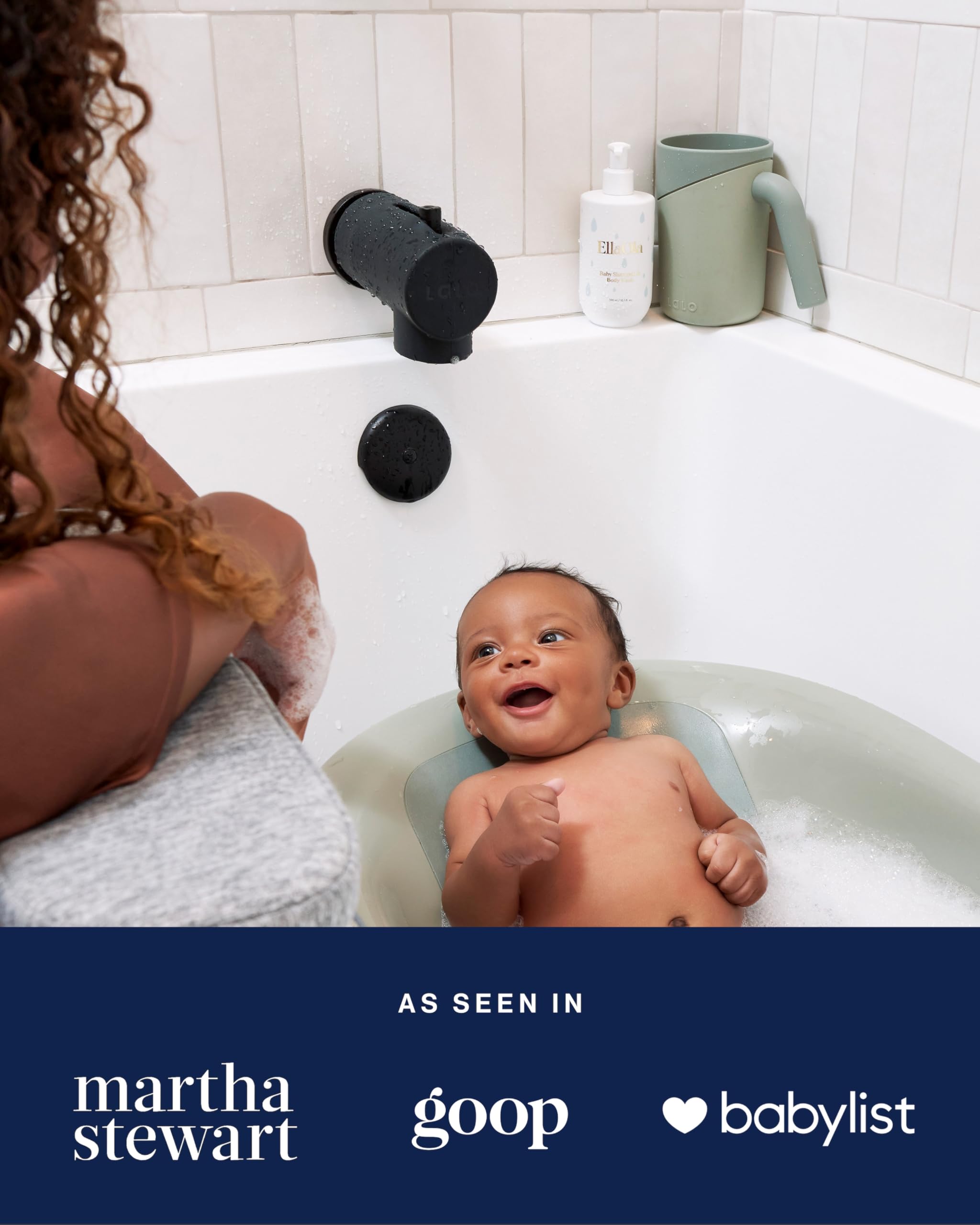 Lalo Spout Cover Sage shows lightweight, durable design