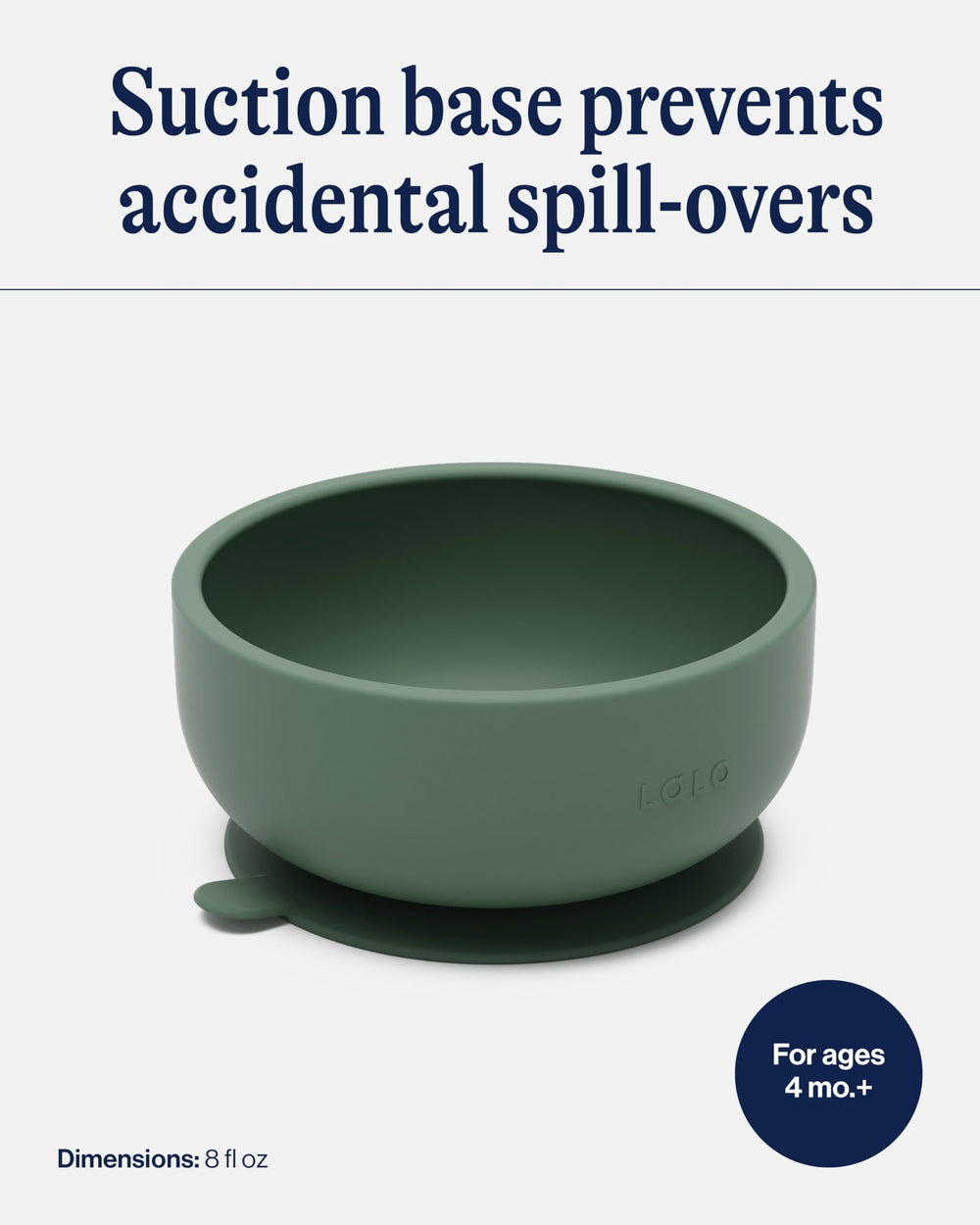 Lalo suction bowls olive two-pack in dishwasher safe context for easy cleaning