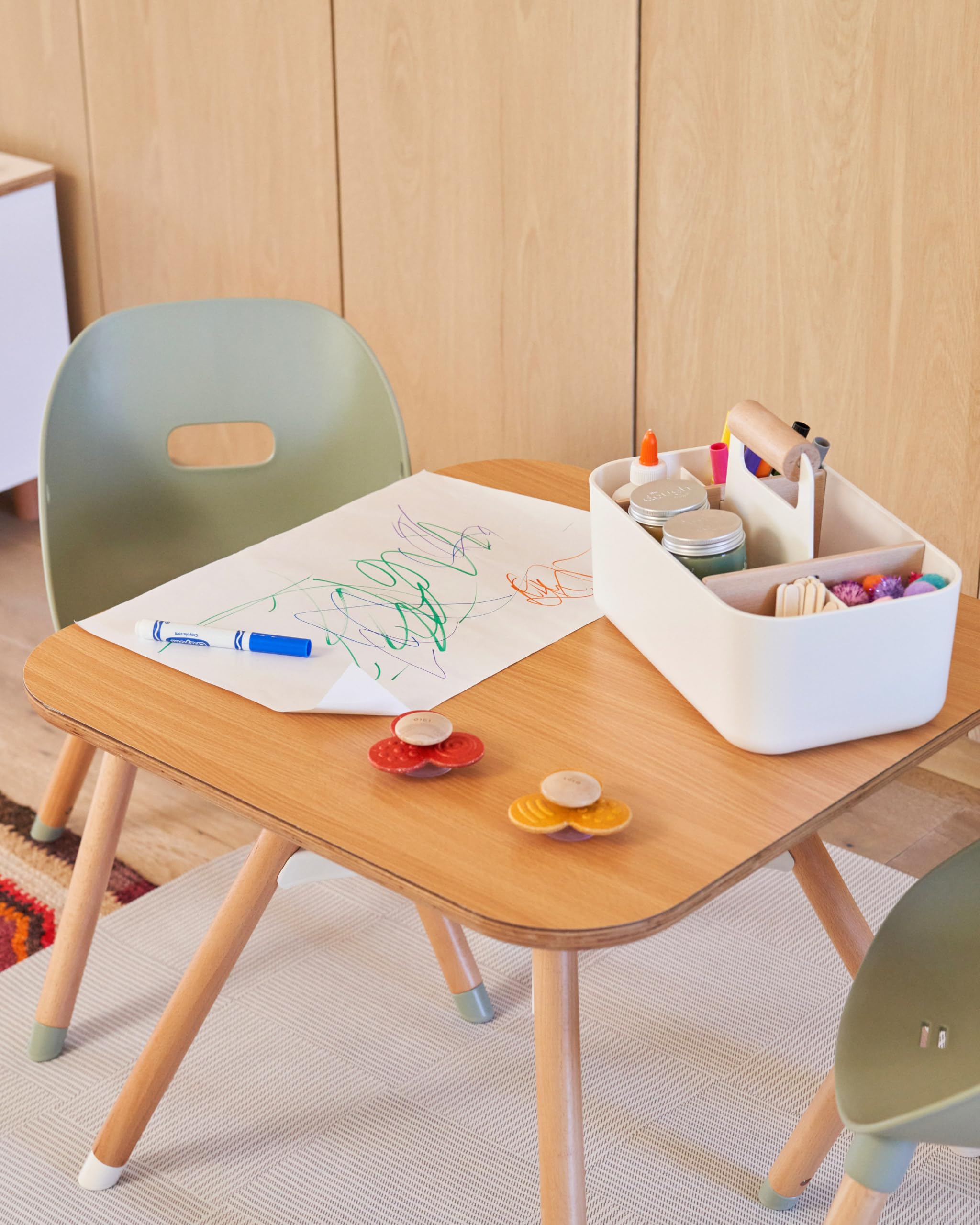 Lalo The Caddy bath-time organization coconut keeps essentials within reach