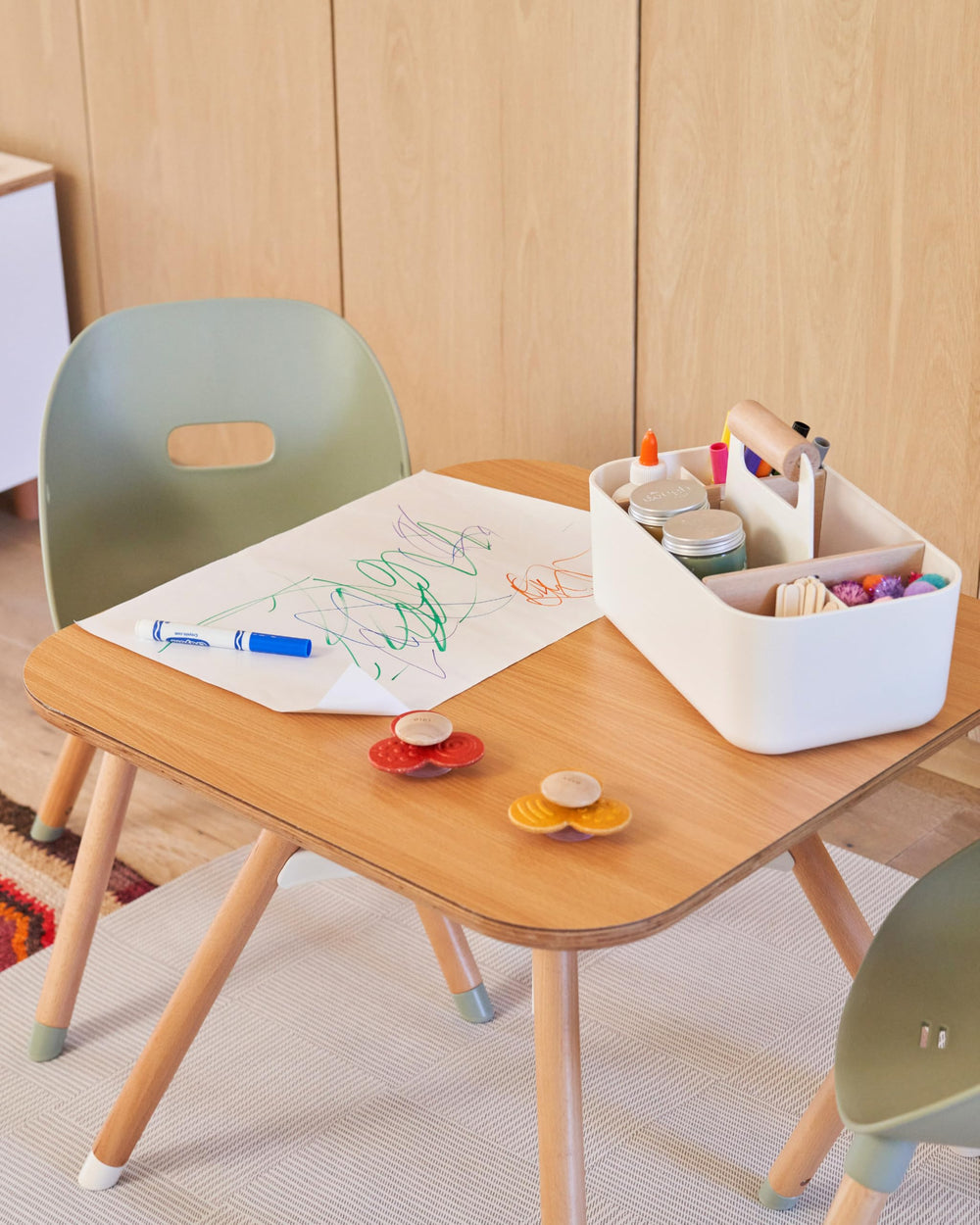 Lalo The Caddy bath-time organization coconut keeps essentials within reach