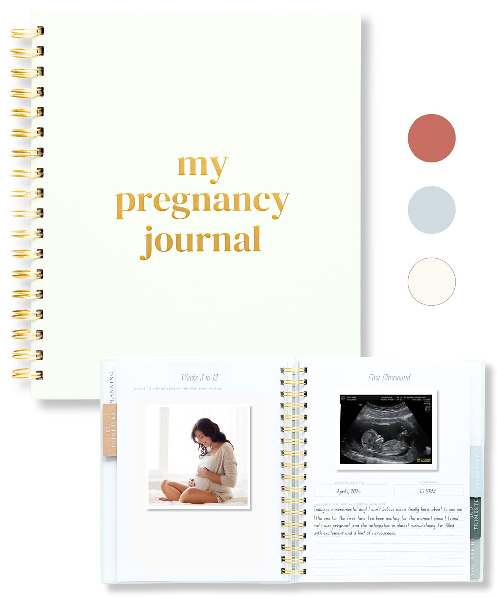 Lamare pregnancy journal cover hardcover shows premium design for durable keepsakes and lasting memories.