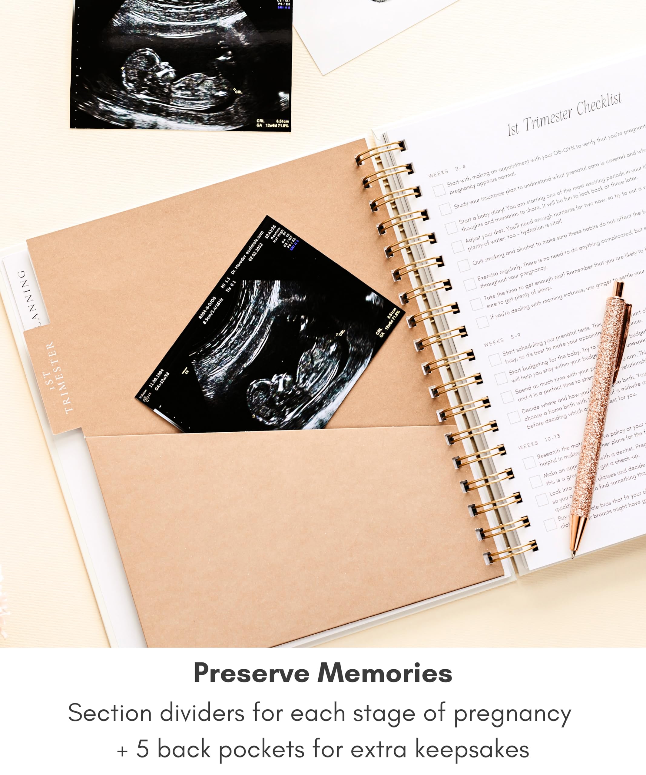 Lamare gift-ready packaging enhances the pregnancy keepsake gifting experience for loved ones.