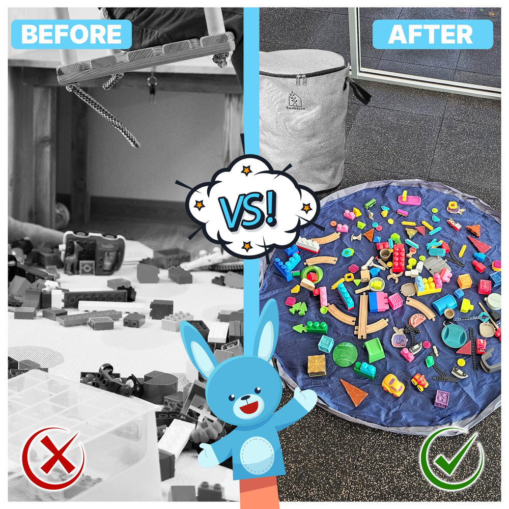 Lambdano gift-ready toy organizer appeals to parents seeking practical solutions.