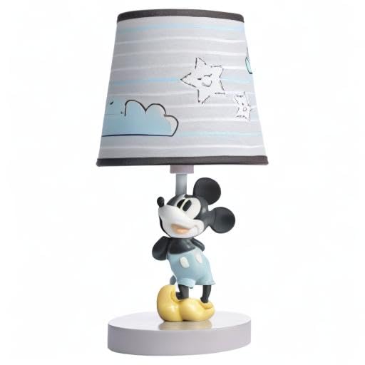 Lambs & Ivy grow-with-me lamp supports years of soft illumination as your child grows.