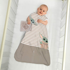 Lambs & Ivy Baby Yoda lovey coral fleece offers ultra-soft soothing comfort.