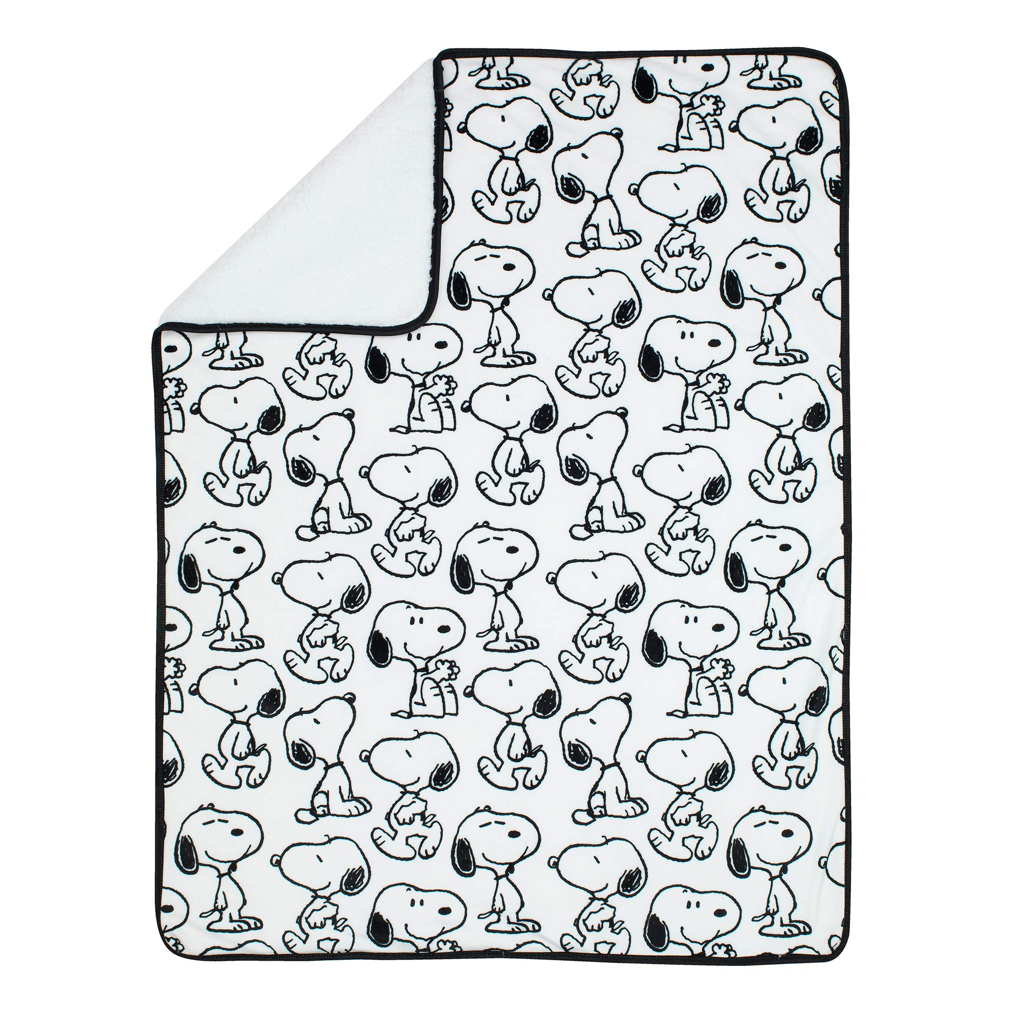 Lambs & Ivy classic Snoopy blanket 30x40 inches for car seats