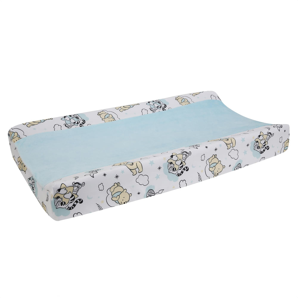 Lambs & Ivy Pooh panel print with Pooh, Tigger, Piglet for playful diaper changes