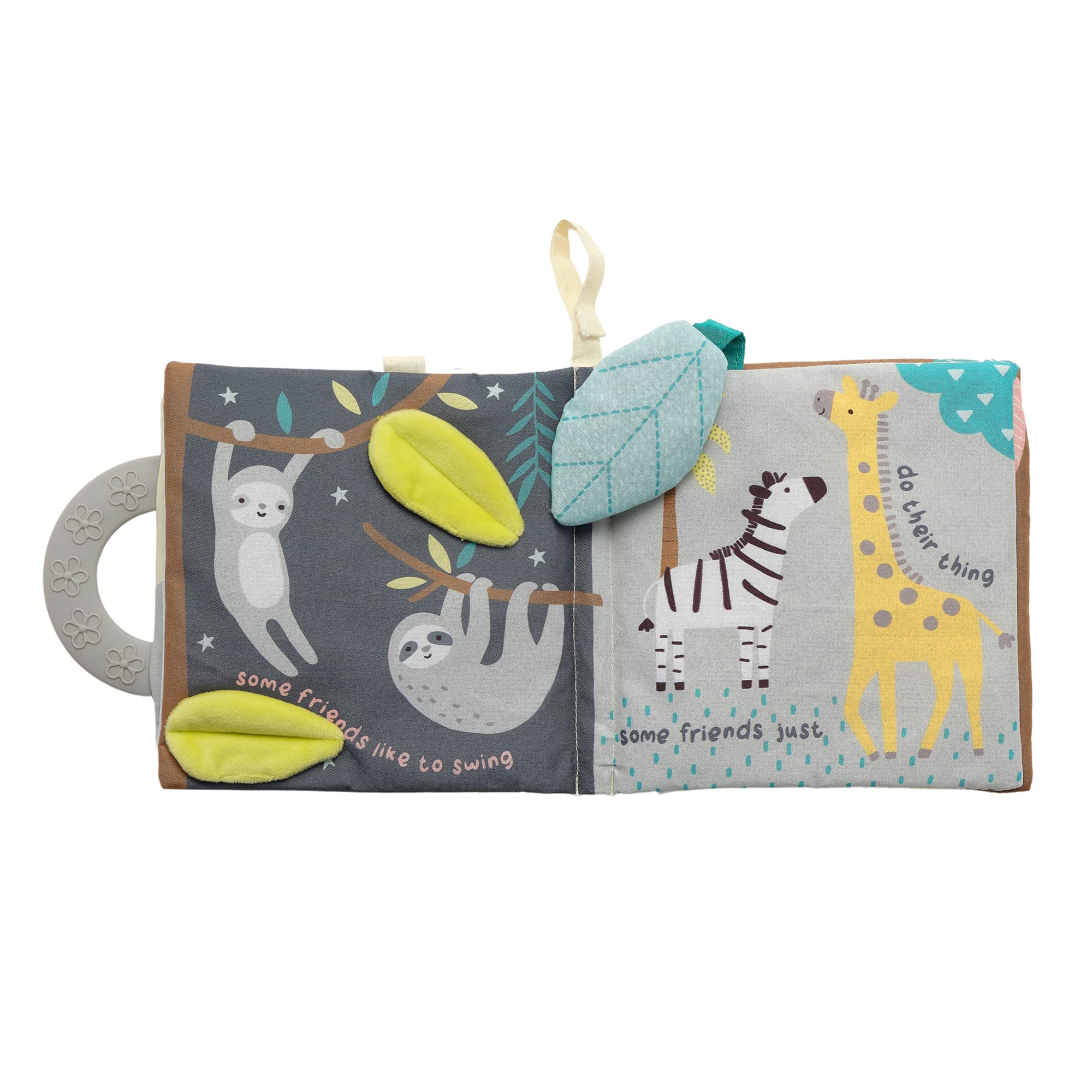 Lambs & Ivy Jungle Friends gray minky elephant plush for cuddly comfort.