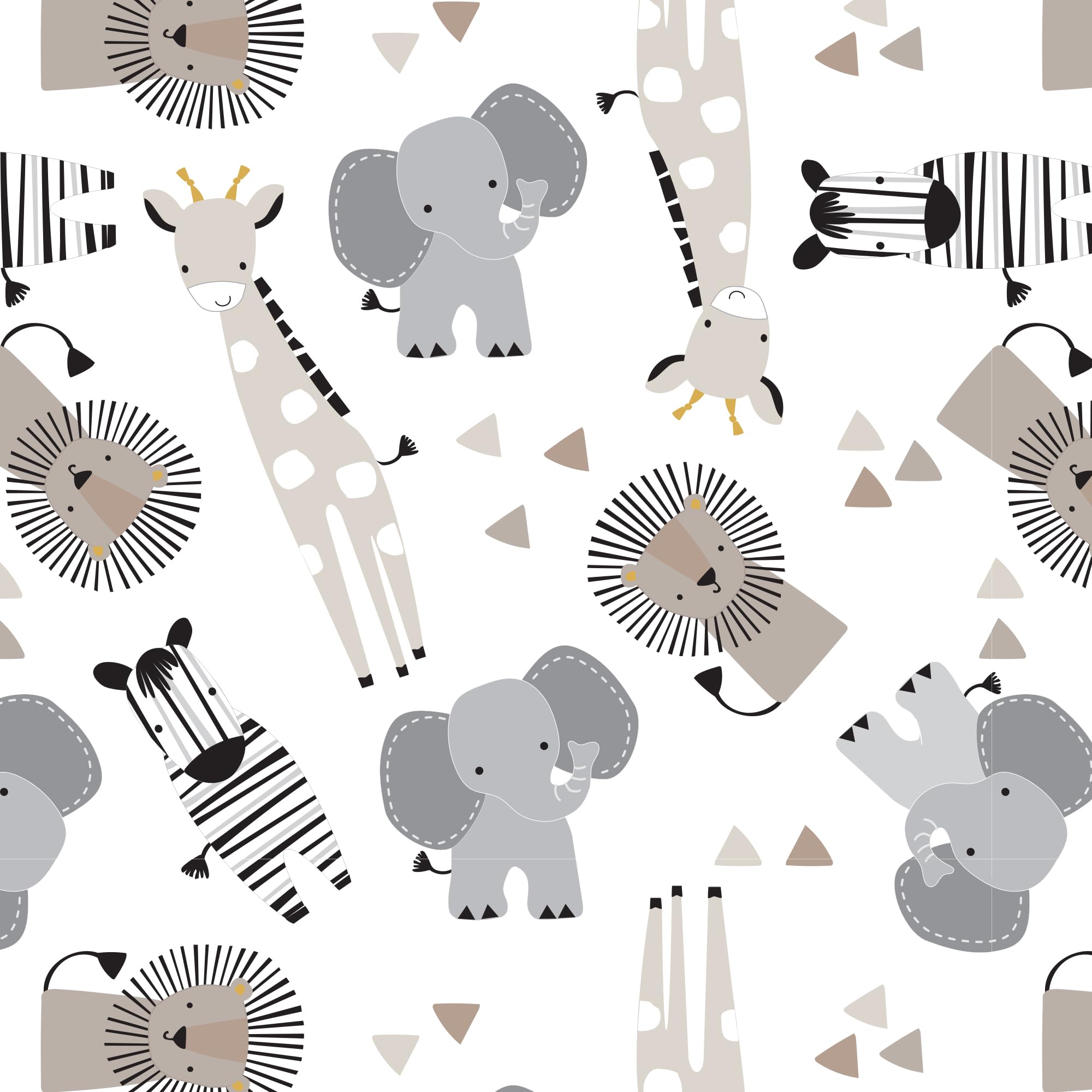 Lambs & Ivy Jungle Safari coordinating bedding, creates cohesive safari-themed nursery.