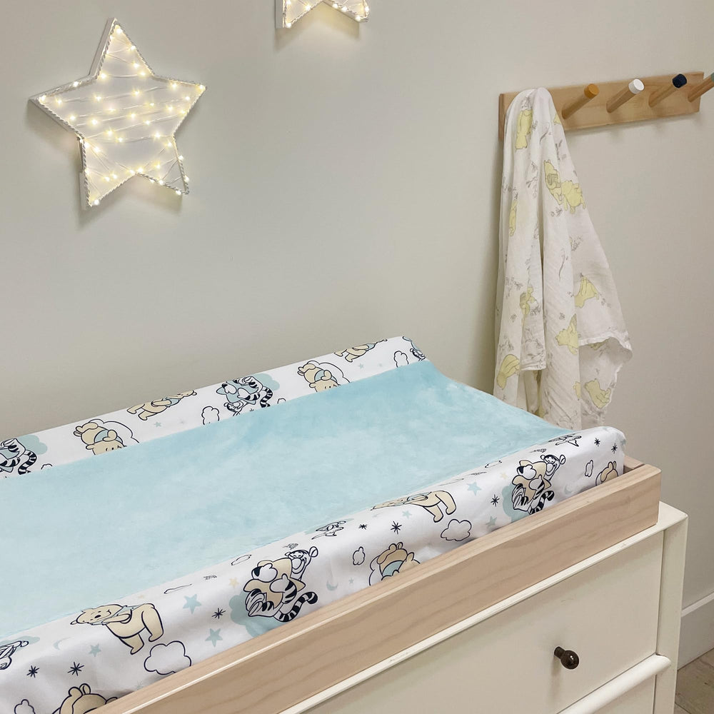 Lambs & Ivy machine washable changing pad cover for easy care