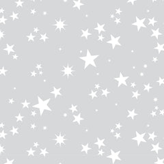 Lambs & Ivy Milky Way stars pattern wall-view coordinates with Milky Way bedding collection.