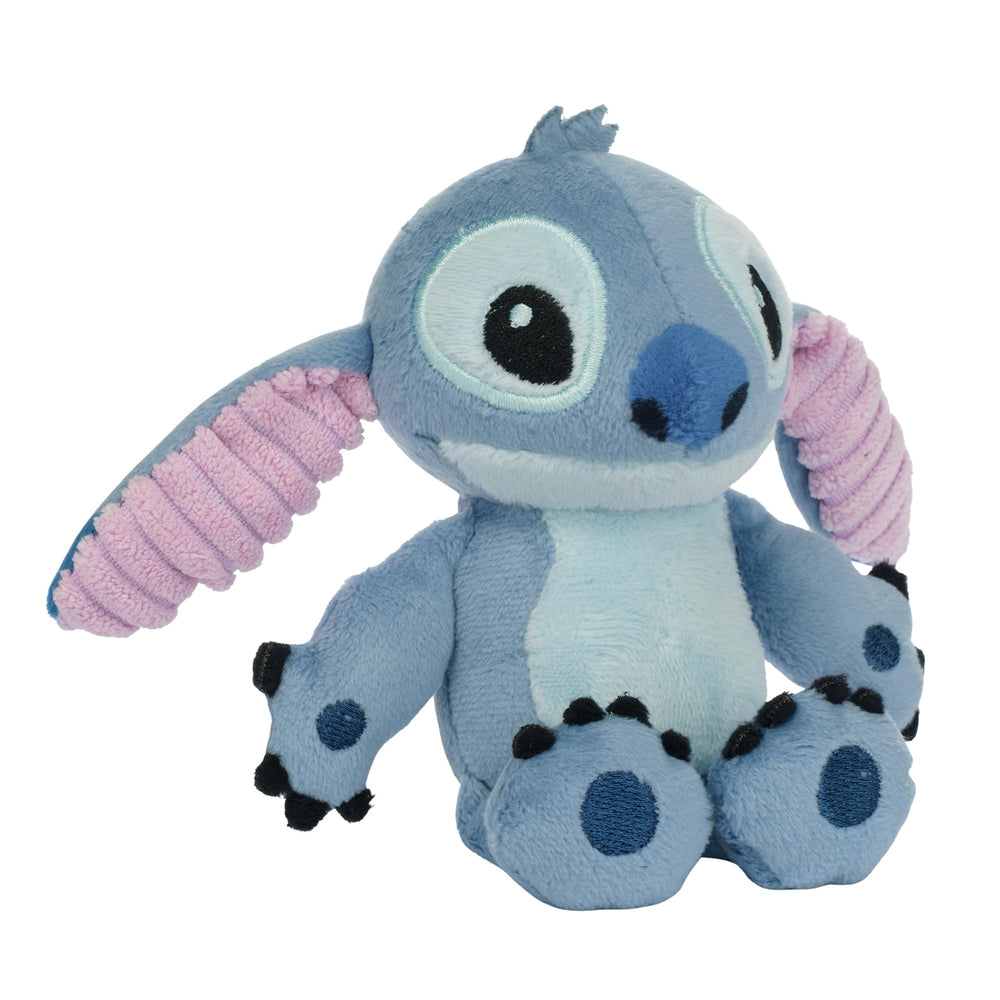 Lambs & Ivy mini Stitch plush detail—embroidered features add charm and durability.