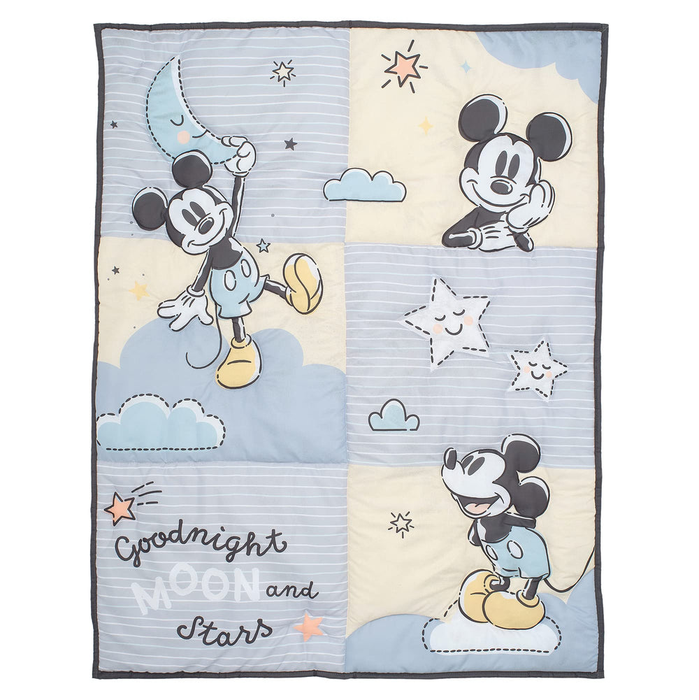 Lambs & Ivy Moonlight Mickey white gloves detail in the artwork.