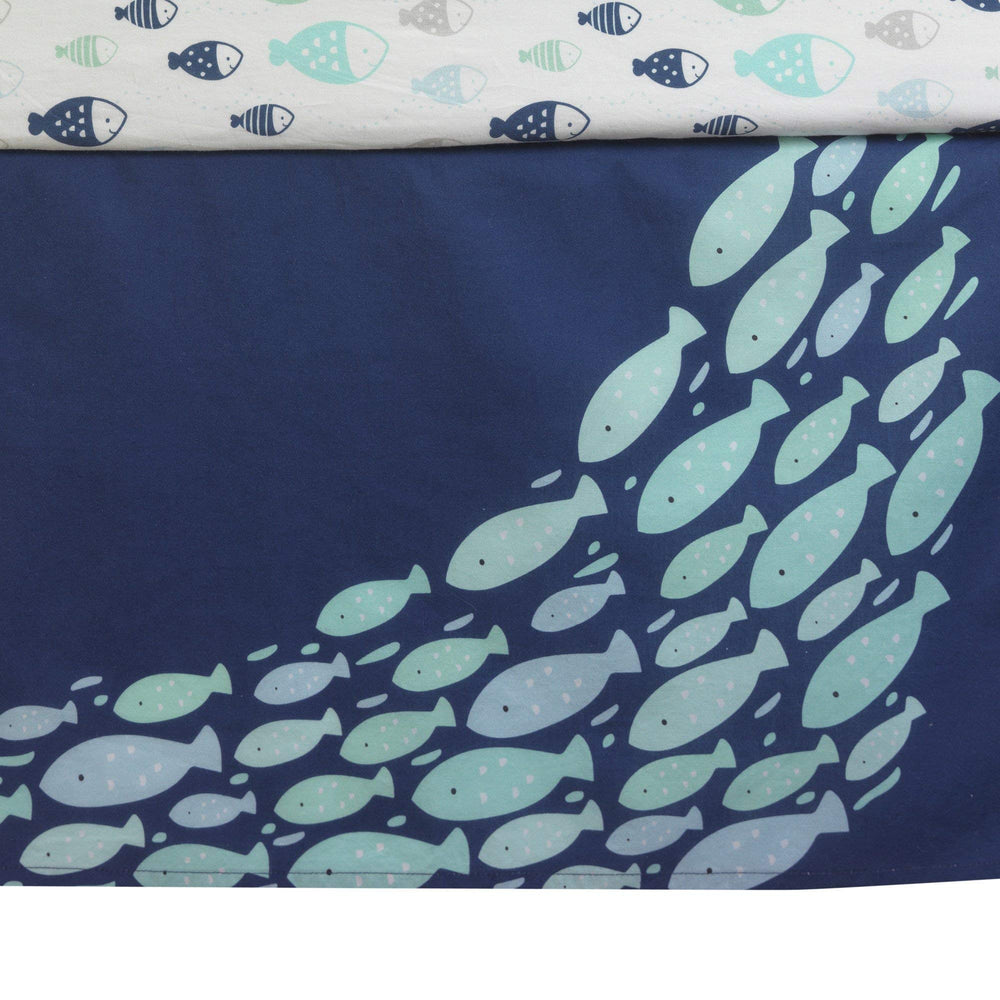 Lambs & Ivy Oceania diaper stacker for practical ocean-themed storage