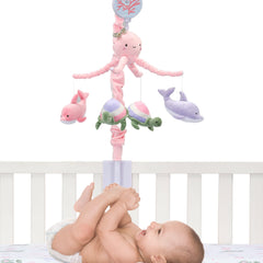 Lambs & Ivy Sea Dreams green turtles rotate creating calming nap time visuals