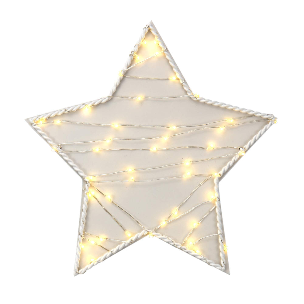 Lambs & Ivy Signature Star LED wall decor illuminated with opalescent lights for calming glow