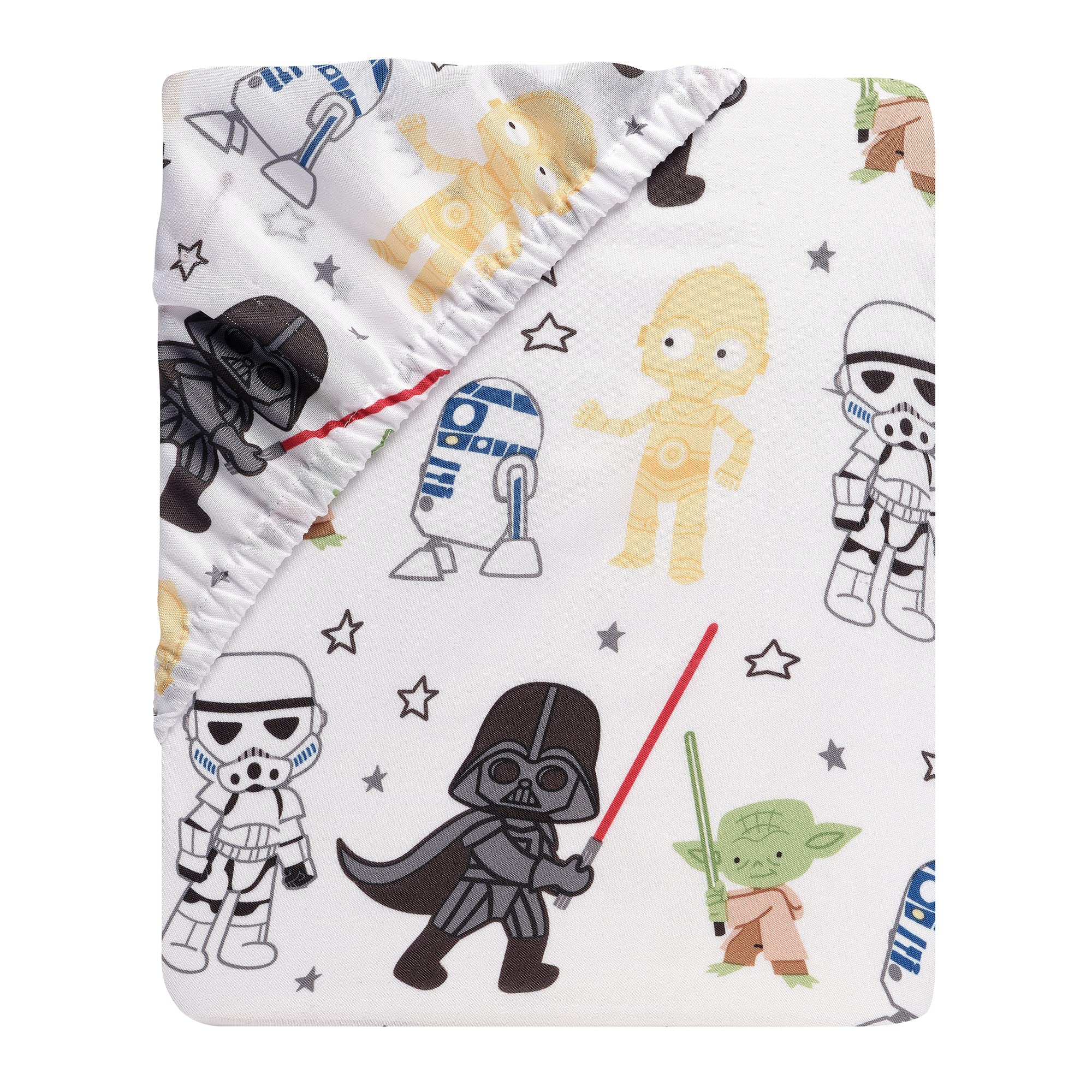 Lambs & Ivy Star Wars coordinated nursery setup
