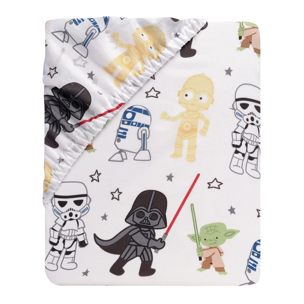 Lambs & Ivy Star Wars coordinated nursery setup