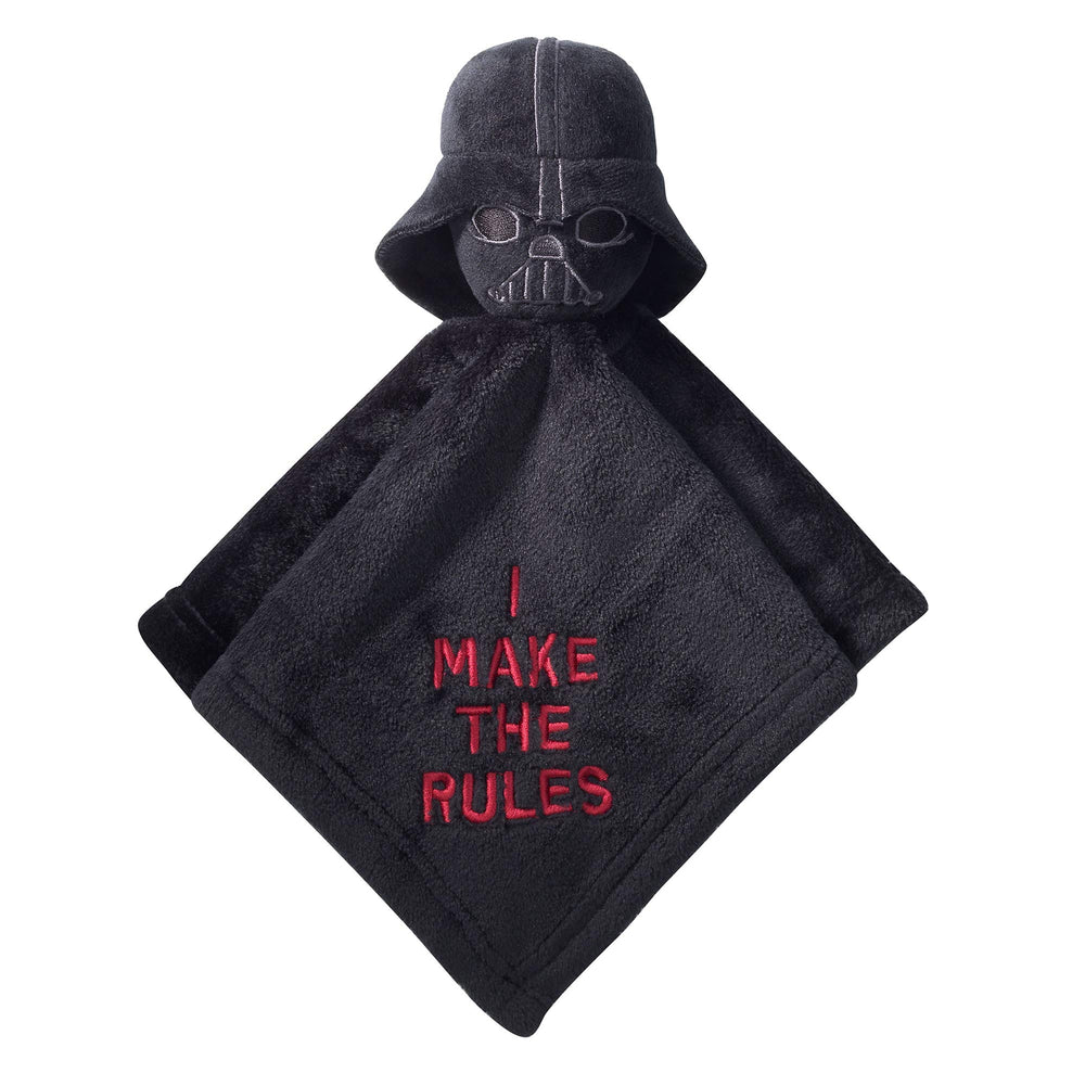 Darth Vader lovey 14x14 coral fleece security blanket