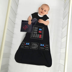 Darth Vader wearable blanket side zipper for easy diaper changes