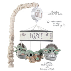 Lambs & Ivy Star Wars unit features volume control for customizable sound levels.